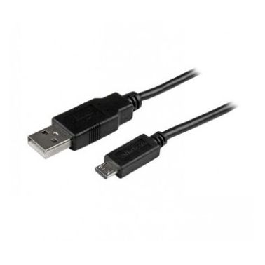 StarTech.com 1m Mobile Charge Sync USB to Slim Micro USB Cable for Smartphones and Tablets - A to Micro B