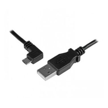 StarTech.com Micro-USB Charge-and-Sync Cable M/M - Left-Angle Micro-USB - 30/24 AWG - 1 m (3 ft.)