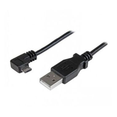 StarTech.com Micro-USB Charge-and-Sync Cable M/M - Right-Angle Micro-USB - 30/24 AWG - 1 m (3 ft.)