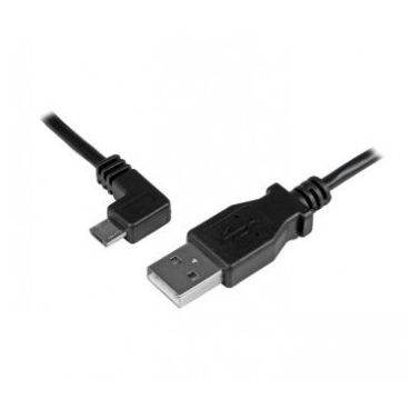 StarTech.com Micro-USB Charge-and-Sync Cable M/M - Left-Angle Micro-USB - 24 AWG - 0.5 m