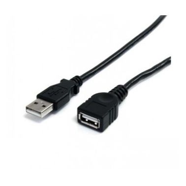 StarTech.com 3 ft Black USB 2.0 Extension Cable A to A - M/F