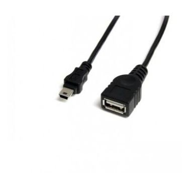 StarTech.com 1 ft Mini USB 2.0 Cable - USB A to Mini B F/M