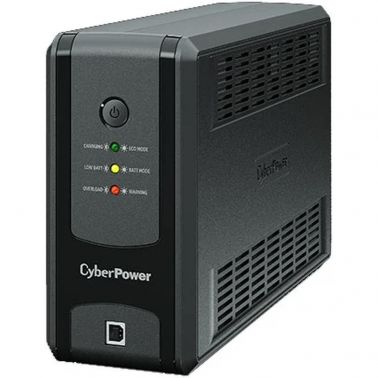 CyberPower UT 850VA Line Interactive Tower UPS, 425W, LED Indicators, 4x IEC, AVR Energy Saving, Up to 1Gbps Ethernet