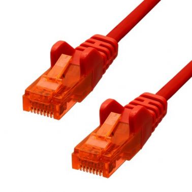 ProXtend CAT6 U/UTP CCA PVC Ethernet Cable Red 20CM