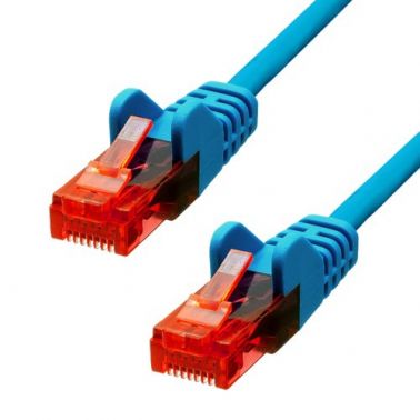 ProXtend CAT6 U/UTP CCA PVC Ethernet Cable Blue 30CM