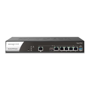 Draytek Vigor 2962 wired router 2.5 Gigabit Ethernet Black, White