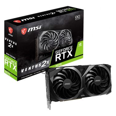 MSI GeForce RTX 3070 VENTUS 2X OC, 8GB GDDR6, V390-008R