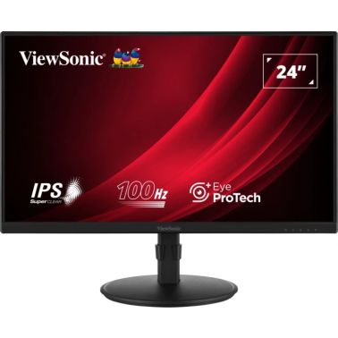 Viewsonic VA VA2408-HDJ computer monitor 61 cm (24") 1920 x 1080 pixels Full HD LED Black