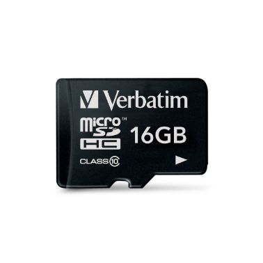 Verbatim 16GB Micro SDHC Class 10/U1 Card