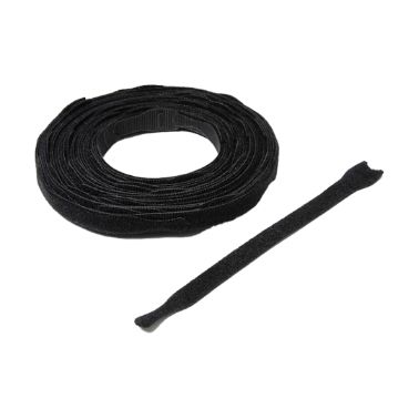 Cablenet 20mm x 200mm 750pcs Spool FRT Velcro One Wrap Strap Black