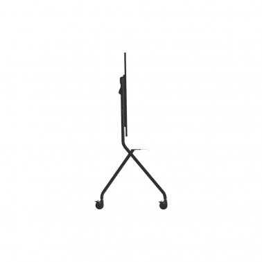 Vision Display Easel Trolley - LIFETIME WARRANTY - Cart fits display 55-100" with VESA sizes up to 900 x 600 - make any Teams or Zoom setup portable - generous 240 x 250 mm laptop or video conference equipment shelf - SWL 100 kg / 220 lb - 100 mm / 4" loc