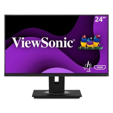 Viewsonic VG2448a-2 - LED monitor - 24" (23.8" viewable) - 1920 x 1080 Full HD (1080p) @ 60 Hz - IPS - 250 cd/m? - 1000:1 - 5 ms - HDMI, VGA, DisplayPort - speakers