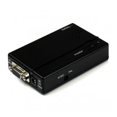 StarTech.com High Resolution VGA to Composite (RCA) or S-Video Converter - PC to TV