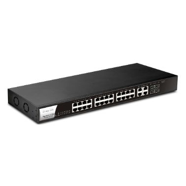 Draytek VigorSwitch G1280 Managed Gigabit Ethernet (10/100/1000) 1U Black