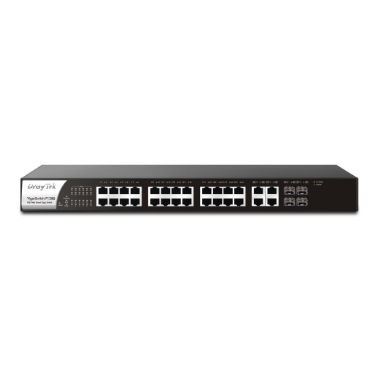 Draytek P1280 Managed Gigabit Ethernet Power over Ethernet (PoE) 1U Black