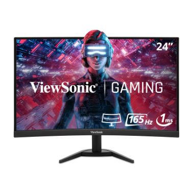 Viewsonic VX2468-PC-MHD LED display 61 cm (24") 1920 x 1080 pixels Full HD Black