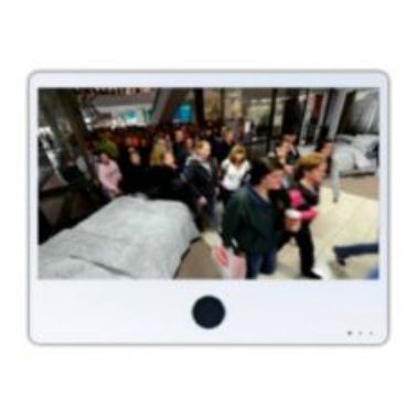 ViewZ 23" IP Public View Monitor with Ethernet (White)