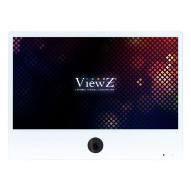 ViewZ VZ-PVM-I2W3N 23.6" 1080p IP Public View Monitor with Ethernet (White)