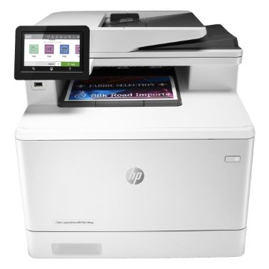 HP Color LaserJet Pro MFP M479fnw, Print, copy, scan, fax, email, Scan to email/PDF; 50-sheet uncurl