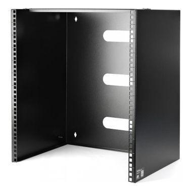 StarTech.com Wall-Mount Bracket for Shallow Rack-Mount Equipment - Solid Steel - 12U