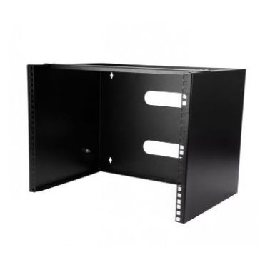 StarTech.com Wall-Mount Bracket for Shallow Rack-Mount Equipment - Solid Steel - 8U