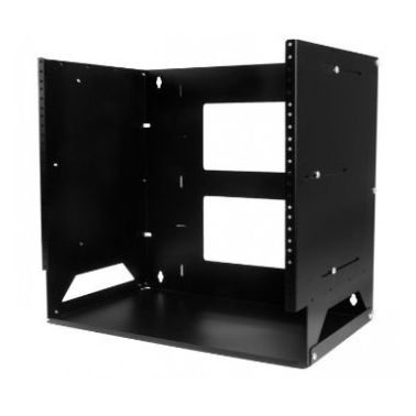 StarTech.com Wall-Mount Server Rack with Built-in Shelf - Solid Steel - 8U