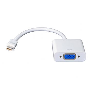 Cablenet 20cm Active Mini DisplayPort Male - VGA1080p 60Hz White Adaptor