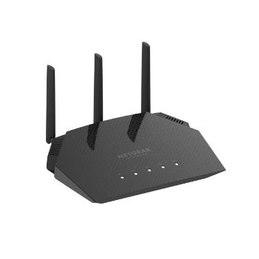 Netgear WAX204-100EUS WiFi 6 AX1800 Dual Band Wireless Access Point 1800 Mbit/s Black