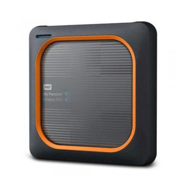 Western Digital My Passport Wireless 2000 GB Wi-Fi Black,Orange