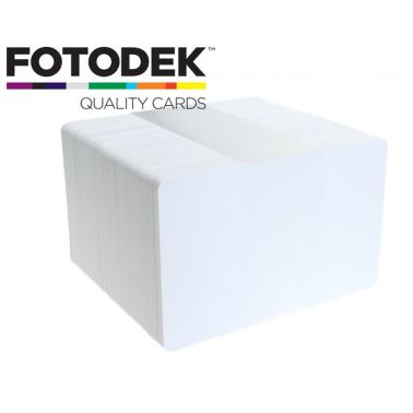 Fotodek Premium Ice White Plastic Cards (Pack of 100)