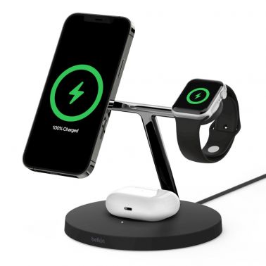 Belkin BOOST?CHARGE PRO Headset, Smartphone, Smartwatch Black Wireless charging Indoor