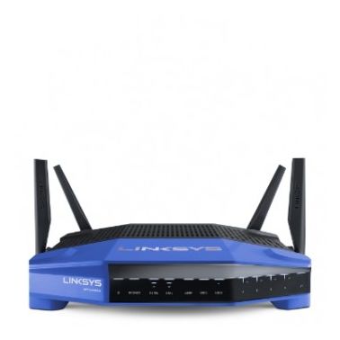 Linksys WRT3200ACM-UK wireless router Dual-band (2.4 GHz / 5 GHz) Gigabit Ethernet Black,Blue