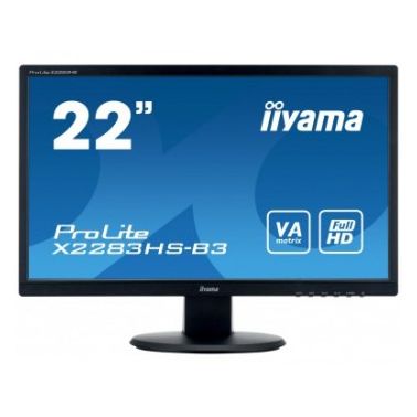 iiyama ProLite X2283HS-B3 LED display 54.6 cm (21.5") Full HD Flat Matt Black