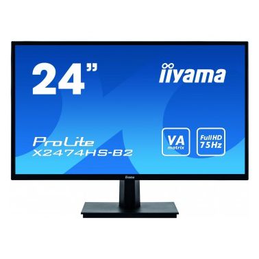 iiyama ProLite X2474HS-B2 computer monitor 59.9 cm (23.6") Full HD LED Flat Matt Black