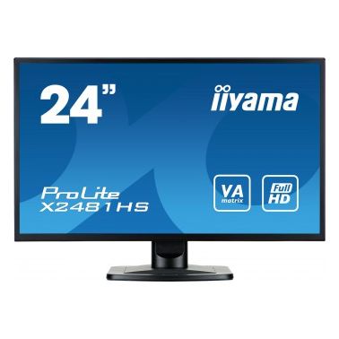 iiyama ProLite X2481HS-B1 LED display 59.9 cm (23.6") 1920 x 1080 pixels Full HD Black