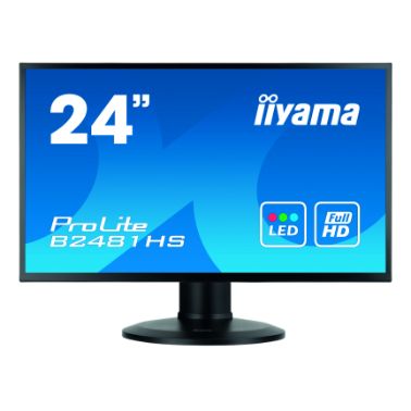 iiyama ProLite XB2481HS-B LED display 59.9 cm (23.6") Full HD Black