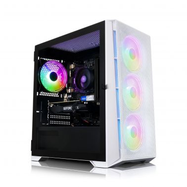 AWD IT Mesh White AMD Ryzen 5 5500 RTX 3050 16GB RAM 1TB SSD Windows 11 Gaming PC