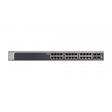 Netgear XS728T Managed L2+/L3 10G Ethernet (100/1000/10000) Black