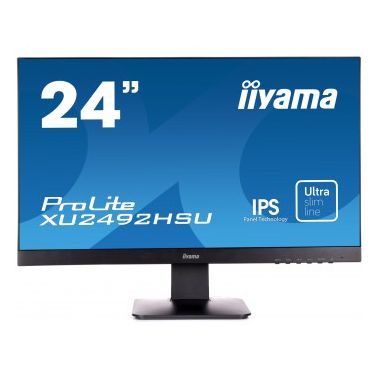 iiyama ProLite XU2492HSU LED display 60.5 cm (23.8") 1920 x 1080 pixels Full HD Flat Matt Black