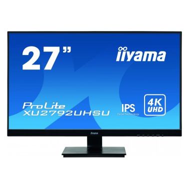 iiyama ProLite XU2792UHSU-B1 LED display 68.6 cm (27") 3840 x 2160 pixels 4K Ultra HD Black