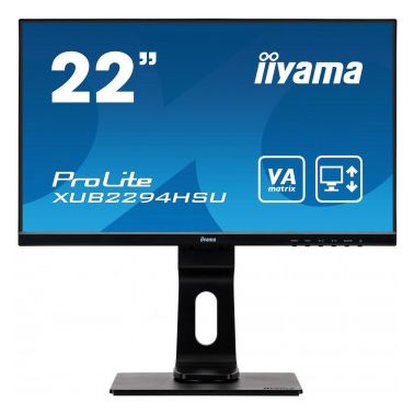 iiyama ProLite XUB2294HSU-B1 LED display 54.6 cm (21.5") 1920 x 1080 pixels Full HD Flat Black