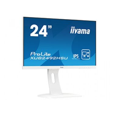 iiyama ProLite XUB2492HSU-W1 LED display 60.5 cm (23.8") 1920 x 1080 pixels Full HD Flat Matt White