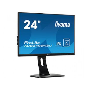 iiyama ProLite XUB2495WSU-B1 computer monitor 61.2 cm (24.1") 1920 x 1200 pixels WUXGA LED Flat Black