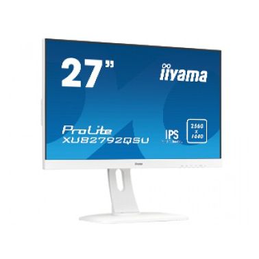 iiyama ProLite XUB2792QSU-W1 LED display 68.6 cm (27") 2560 x 1440 pixels Wide Quad HD White