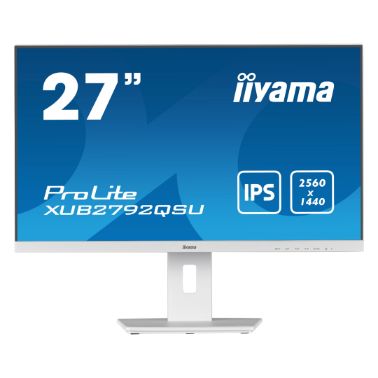 iiyama ProLite XUB2792QSU-W5 computer monitor 68.6 cm (27") 2560 x 1440 pixels Wide Quad HD LED Whit