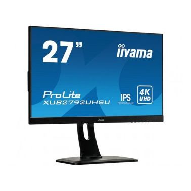 iiyama ProLite XUB2792UHSU-B1 LED display 68.6 cm (27") 3840 x 2160 pixels 4K Ultra HD Flat Matt Black