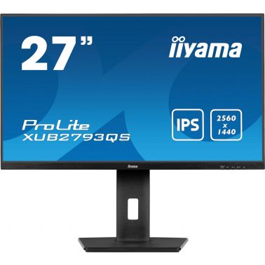 iiyama ProLite XU2793QS-B6 computer monitor 68.6 cm (27") 2560 x 1440 pixels 2K Ultra HD LED Black