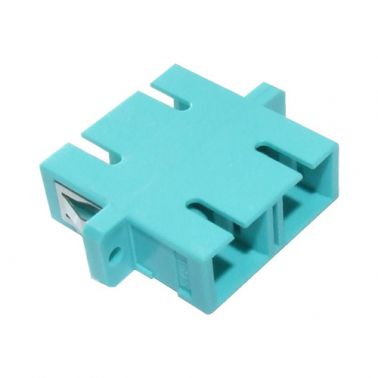 Cablenet OM3 SC Duplex Adaptor Aqua