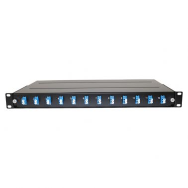 Cablenet Loaded Fibre Patch Panel OS2 24 Fibre - 12 x LC Duplex