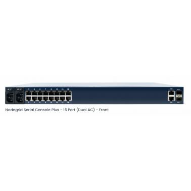 ZPE Nodegrid Serial Console Plus 16-port Cisco Rolled, Dual AC, 4-Core Intel CPU, 4GB DDR4, 32GB SSD, 2 SFP+, 2 GbE, 2 USB 3.0, 1 HDMI, 1 console, Wi-Fi 5 (2x2 dual stream)